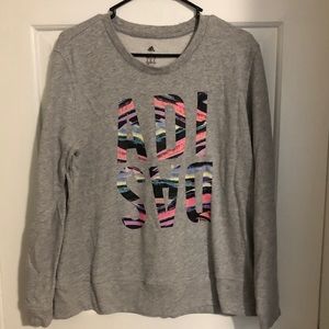 Gray Adidas Sweatshirt